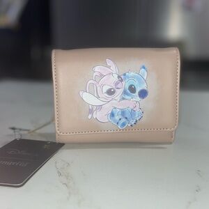 Loungefly Disney Lilo & Stitch Stitch & Angel Small Zip Wallet